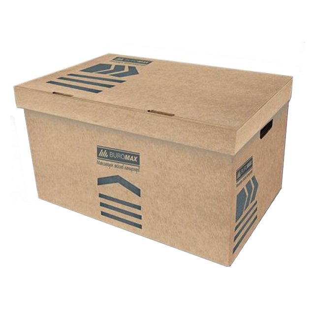 Короб для архівних боксів BUROMAX (BM.3270-34) 560х380х265мм.,коричневий